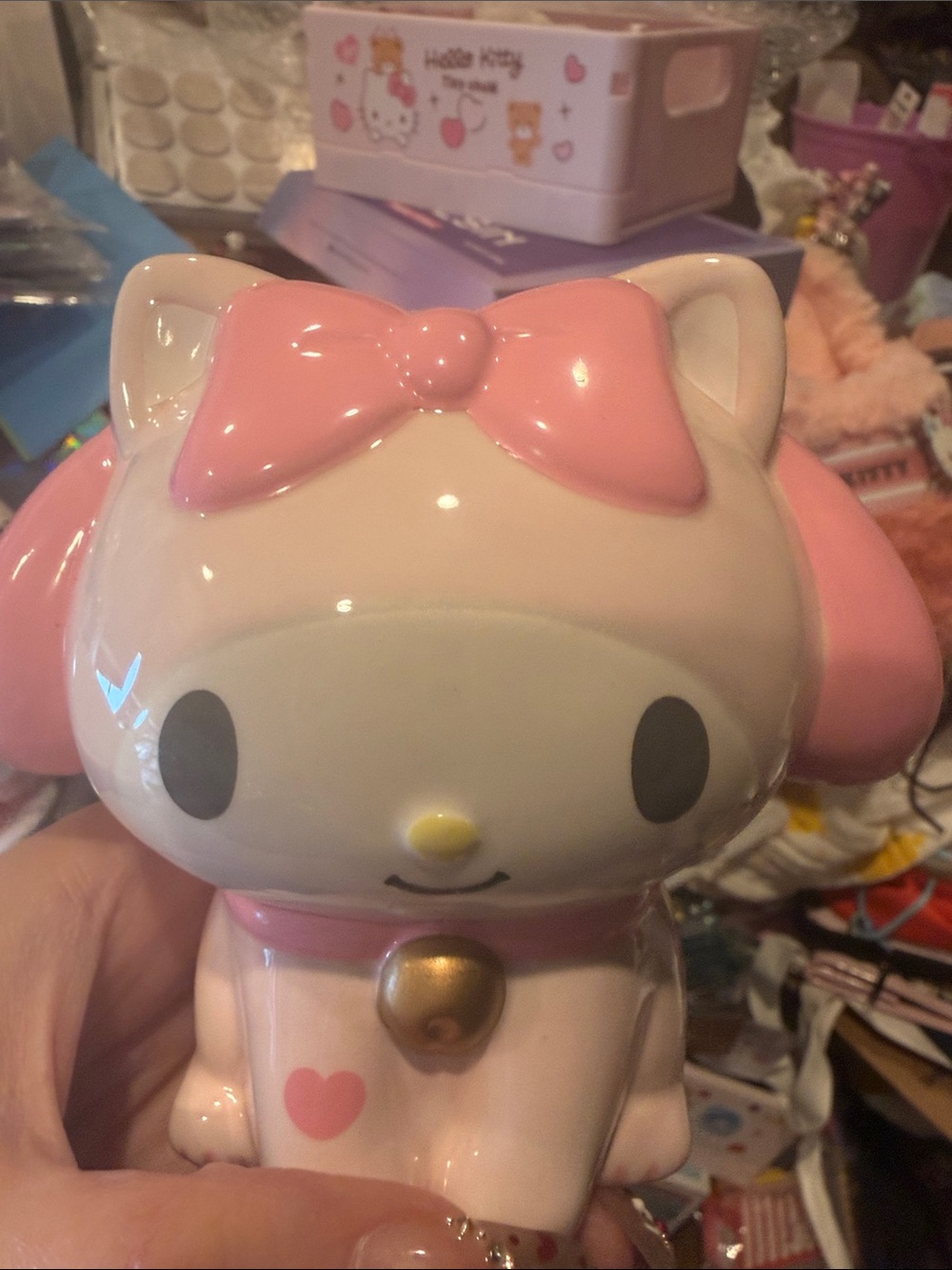 My Melody ceramic bank